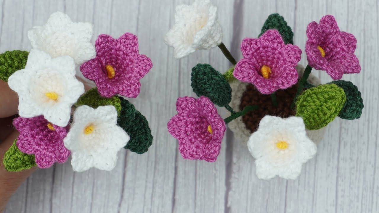 FLOR DE GANCHILLO FACIL DEE HACER