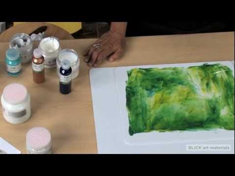 Tri-Art mediums have been formulated to provide artists with an endless range of textures, effects, and finishes. Tri-Art Gel Mediums are viscous and can maintain dramatic and detailed texture, while Tri-Art Self-Leveling Gels are honey-like in consistency and smooth out to form thick pools or flowing strands of acrylic. Tri-Art Nepheline Gels combine gel medium with nepheline syenite and provide a gritty, granular texture. They are flexible and tint-able with acrylic color. For more information on these products, follow this link to the Blick webpage:  http://www.dickblick.com/products/tri-art-finest-acrylic-mediums/.