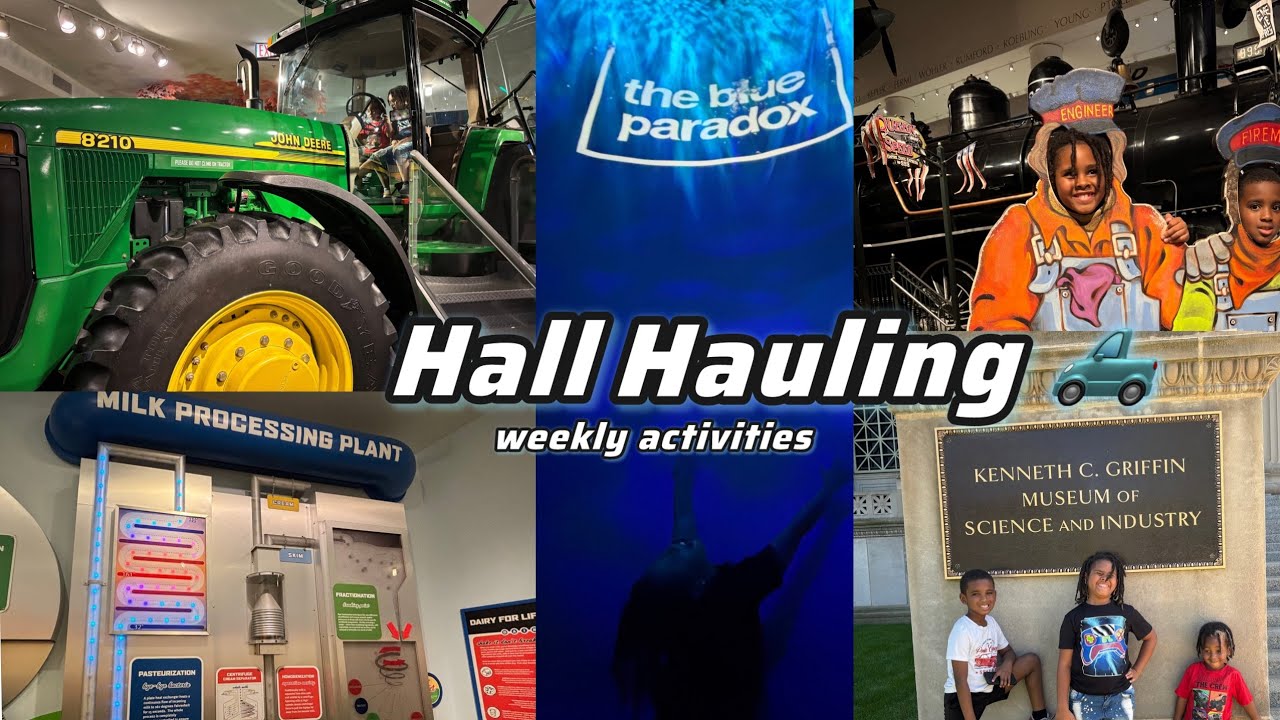 Hall Hauling 🛻🏡 | M is for Museum of Science & Industry 🧪 & T is for Treat 🍪 & Taco 🌮 Tuesday  !
