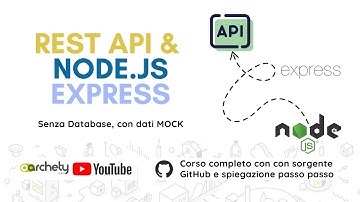 Node JS Express API - 4/10 - Creiamo dei MOCK e restituiamo l