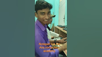 #notepad #what is notepad #notepad ke bare me bataye #computer education