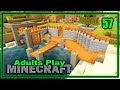 Acacia Dock in Minecraft! | Adults Play Minecraft #57 | Minecraft Bedrock SMP