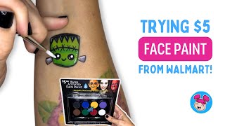 Face Paint Review Trying 5 Face Paint from Walmart