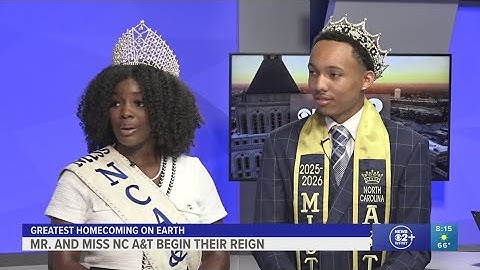 Mr. and Miss NC A&T begin their reign at GHOE
