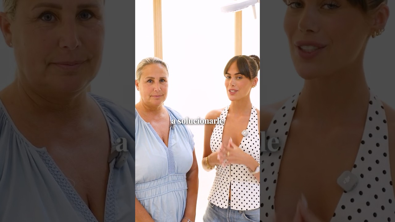 La madre de Andrea Canel se somete a un tratmiento de medicina estética para resolver el bruxismo ✨