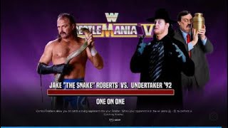 Wrestlemania 8 | 40 Extra Years of Wrestlemania | Jake The Snake vs The Undertaker