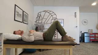 Lower trunk rotation in supine