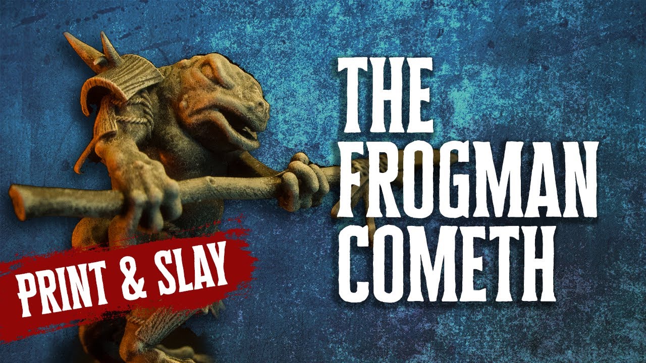 BULLYWUG -- 3D Printing the D&D Monster Manual -- Tabletop Miniatures