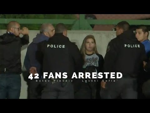 Riots in the match Botev Plovdiv - Levski Sofia 26.09.2020.