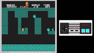 can you access -1 level on smb1 in the worst nes emulator? screenshot 3