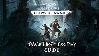 AC Shadows Claws of Awaji - Backfire trophy guide