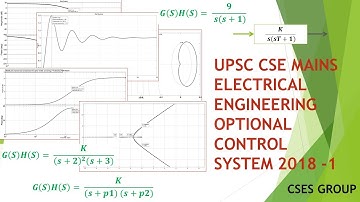 Root locus Nyquist plot Stability Control system  simulation result UPSC CSE  Electrical Engg 2018-1