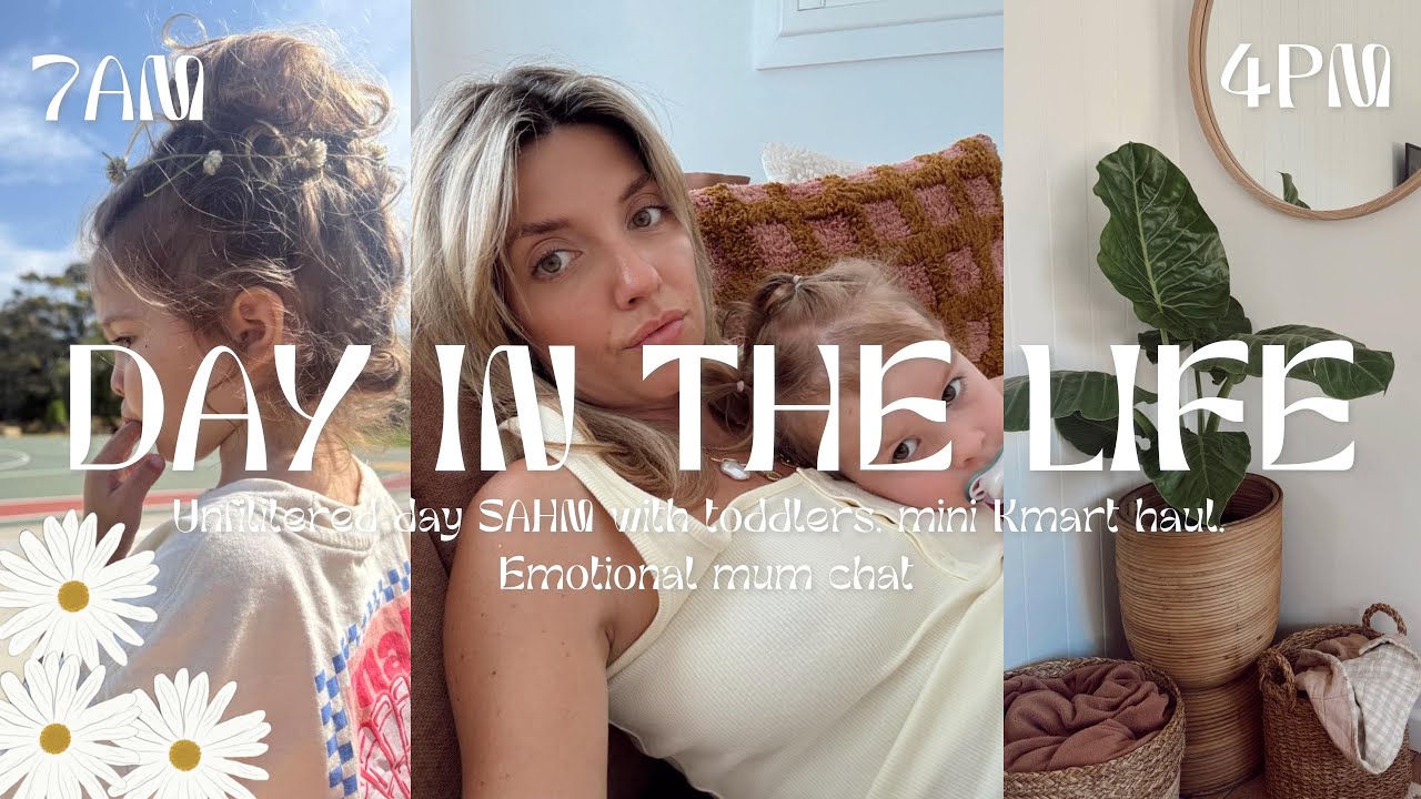 Видеоблог австралийской мамы | UNFILITERED День из жизни малышей из SAHM: мини-покупки KMART | Эм...