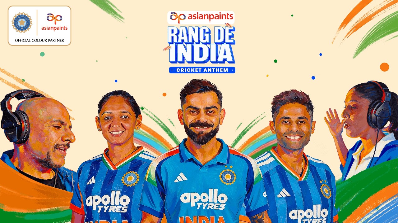 Asian Paints Rang De India | Cricket Anthem | Celebrating Colours Of Cricket with Har Ghar