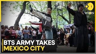 BTS Fever Grips Mexico City: Fans Flood Streets As Comeback Buzz Builds | WION