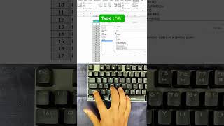 Add a Dot or Parenthesis to Excel Serial Numbers with One Easy Keyboard Trick#viral #foryou #usa