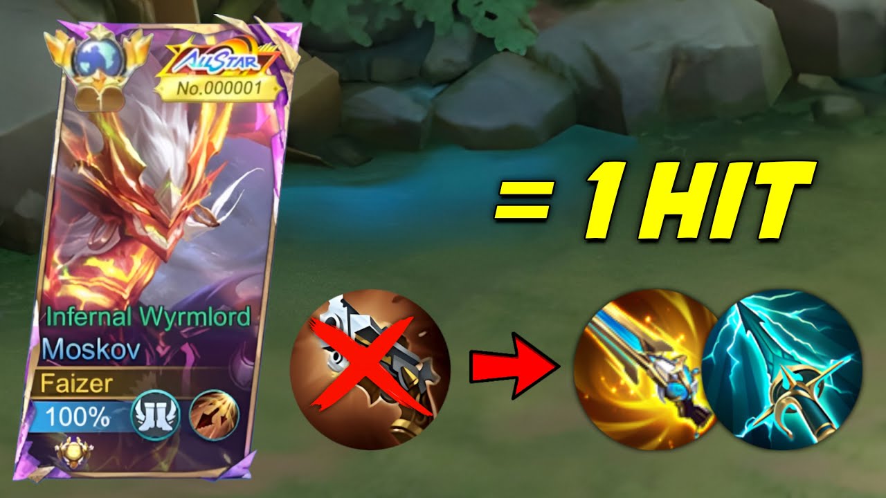 MOSKOV NEW 1 HIT BUILD FOR SOLO RANKED 2025!! (MUST TRY) MOSKOV NEW ...