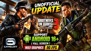 Brothers in Arms 3 v1.0.0 | Support android 16+ | Max Graphics Gameplay 90 Fps screenshot 5