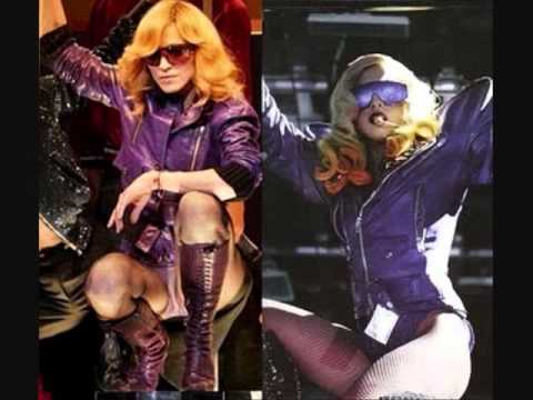 Lady Gaga copia a Marilyn Manson, Madonna, Britney Spears.wmv