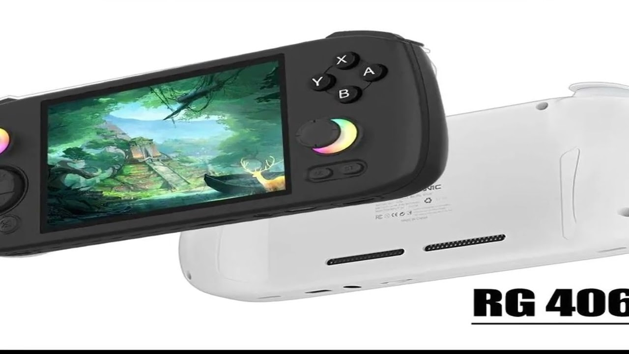 ANBERNIC-consola de juegos portátil RG406H, pantalla multitáctil IPS de 4 pulgadas, Androi