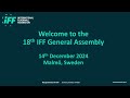 18th IFF General Assembly