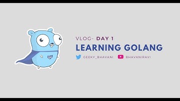 Learning GoLang - Day 1