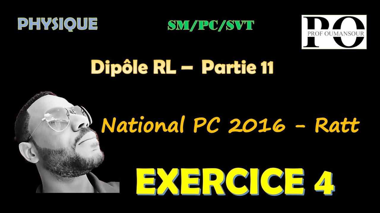Dipôle RL - partie 11 (National PC 2016 - session rattrapage)