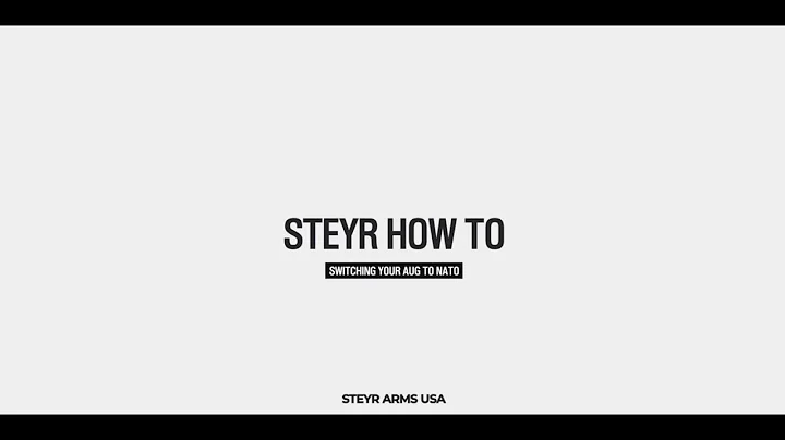 How To: Convert Steyr Arms AUG from Standard to Nato/NATO to Standard