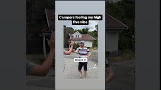 High Five Vibes at Camp