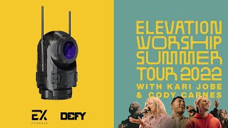 The Elevation Tour captured on the EX250 Camera with DEFY products