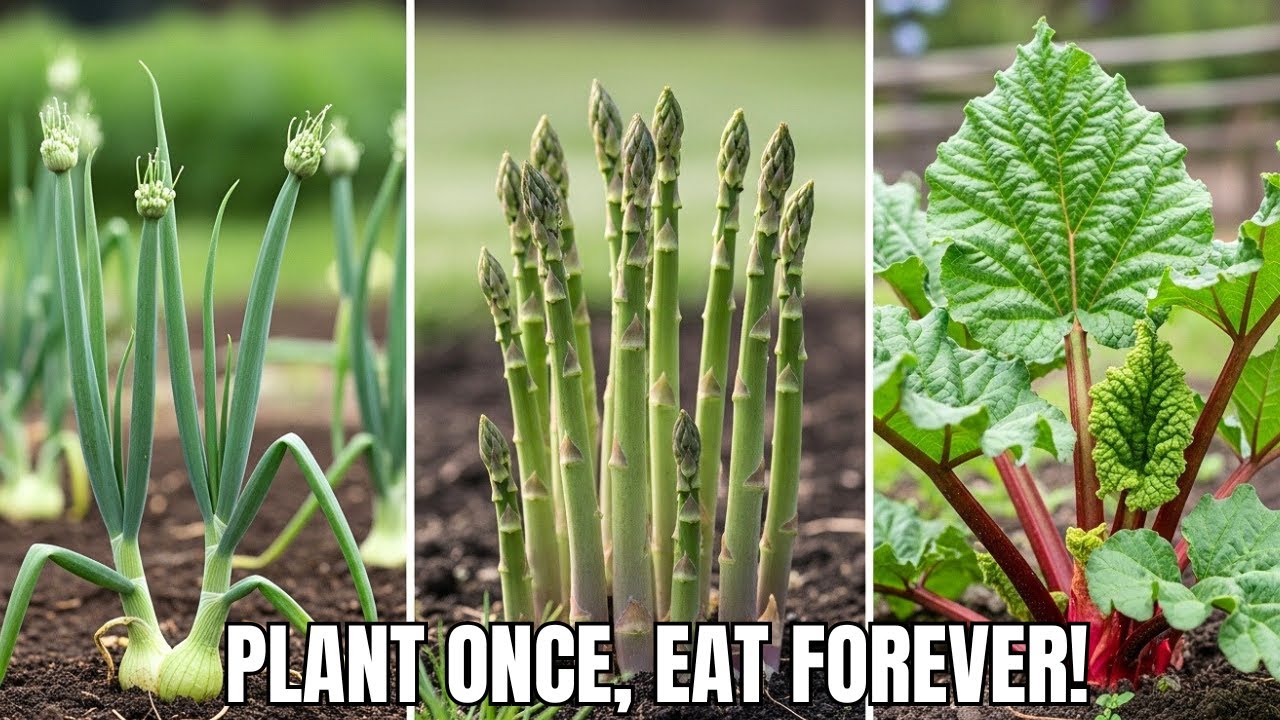 Посадите эти 9 забытых многолетних культур ОДИН РАЗ… и собирайте урожай вечно!