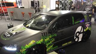Car Wrapping Monster Vw Golf V Avery Supreme Charcoal Metallic Matt Starfolia