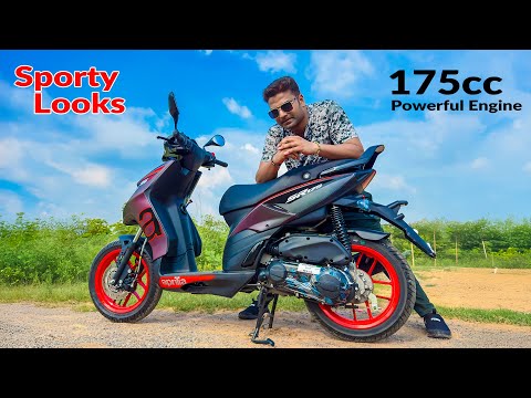 Sporty Petrol Scooter | New 2025 Aprilia SR 175 Ride Review | King Indian