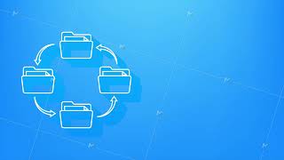 Shadow icon with file exchange. Cloud storage icon. Data storage. Motion Graphic