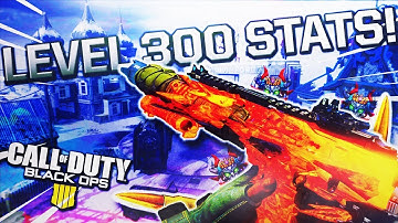 MY LEVEL 300 STATS ON BLACK OPS 4 (CALL OF DUTY BLACK OPS 4 HIGH STATS COMBAT RECORD)