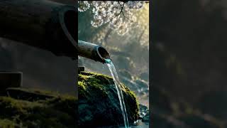 Calming Piano & Water Sounds 💦 Relax Your Mind in 60 Seconds #shorts