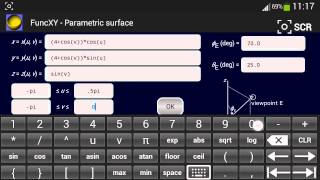 Android app FuncXY - Demo of editing Information