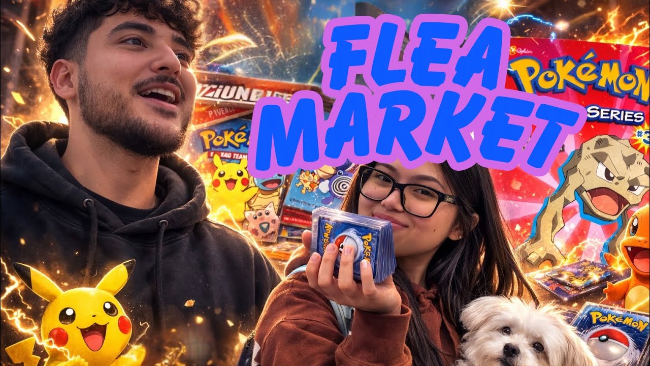 Потрясающие находки на блошином рынке: покемоны! 🔥