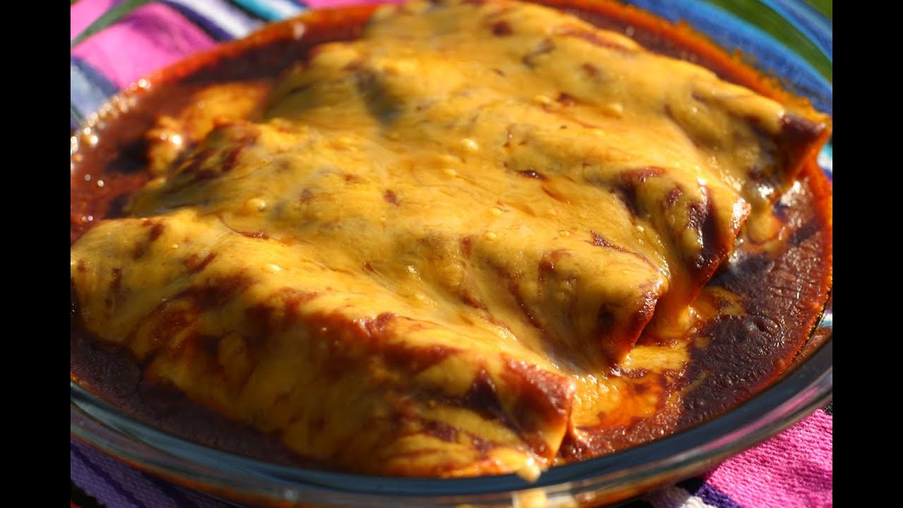 How To Make Chicken Enchiladas With Red Sauce by Rockin Robin