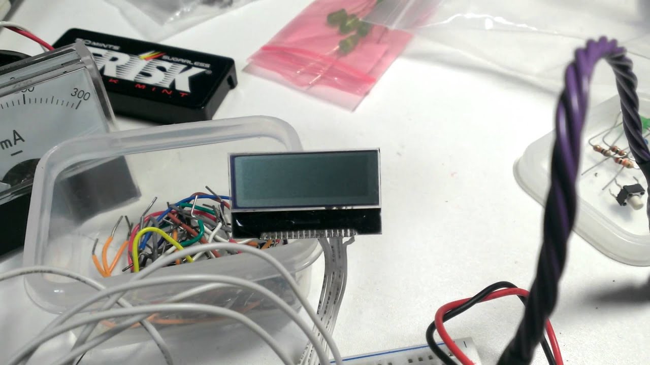 xmega32D4 mandelbrot - YouTube