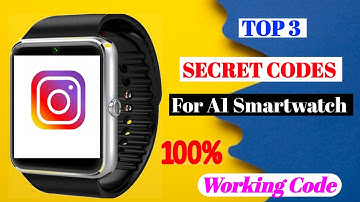 Secret Codes For A1 Smartwatch | A1 Smartwatch Secret Code #smartwatchclub #secretcode