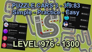 PUZZLE CARS 3 3.9.83 (Simple - Practice - Easy) level 976 - 1300