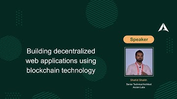 How to build decentralized web applications, hyper-ledger, smart contracts and more using blockchain