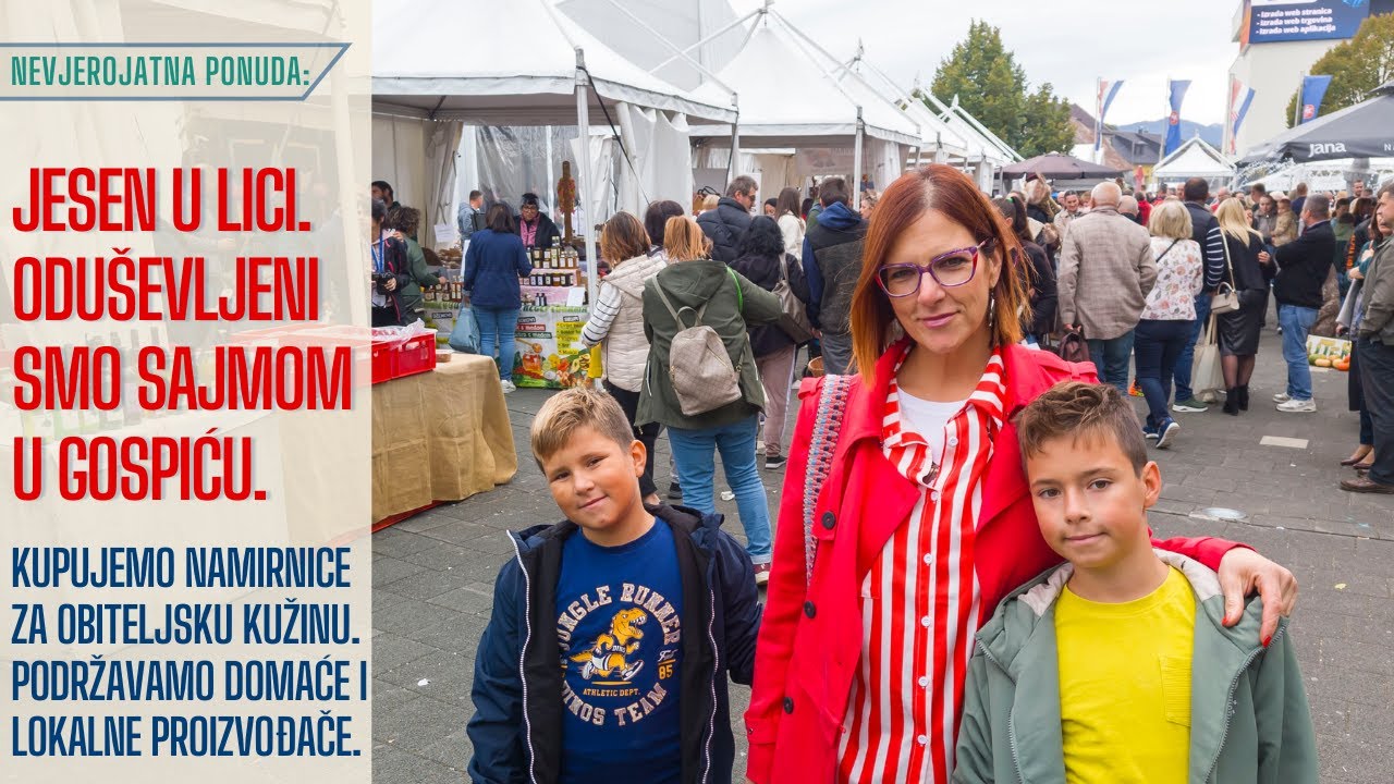Veliki sajam domaćih proizvoda u Gospiću JESEN U LICI 2025. Ponuda koja iznenađuje!