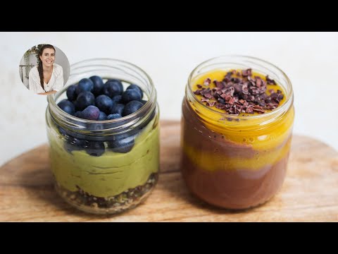 2 VASITOS DULCES - Desayuno o postre tú decides - Sin azúcar - Amanda Ortiga