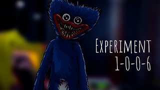Poppy Playtime Experiment 1-0-0-6 Huggy Wuggy Fan Horror Animation