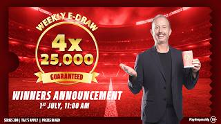 Watch Our Series 288 4th Weekly E-Draw 4 x AED 25,000 Winners Announcement! Watch Our Series 288 4th Weekly E-Draw 4 x AED 25,000 Winners Announcement!