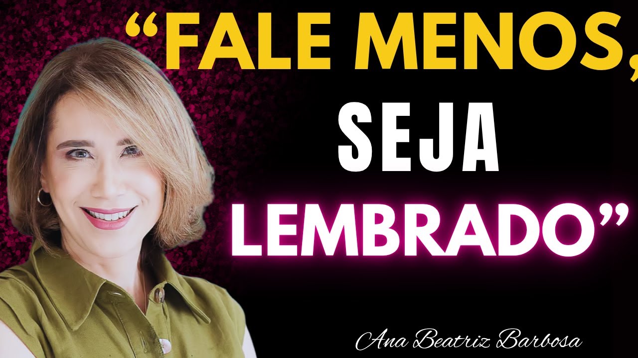 O SILÊNCIO Que Faz Alguém PENSAR em VOCÊ| ANA BEATRIZ BARBOSA