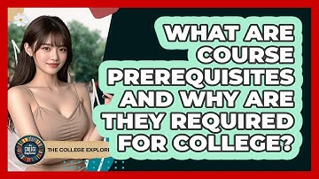 What Are Course Prerequisites And Why Are They Required For College? - The College Explorer