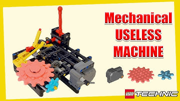 Lego Mechnical Useless Machine version 2 + Free Building Instruction